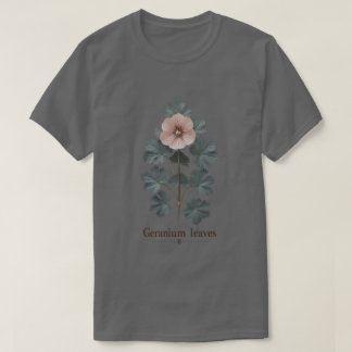 Geranium laat t shirt ontwerp 2