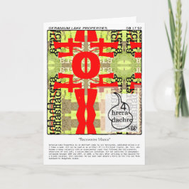 Geranium Lake Properties Feestdagen Kaart