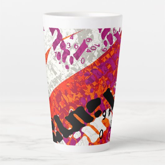 Geranium Lake Properties Properties Asemic Latte Mok (Voorkant)