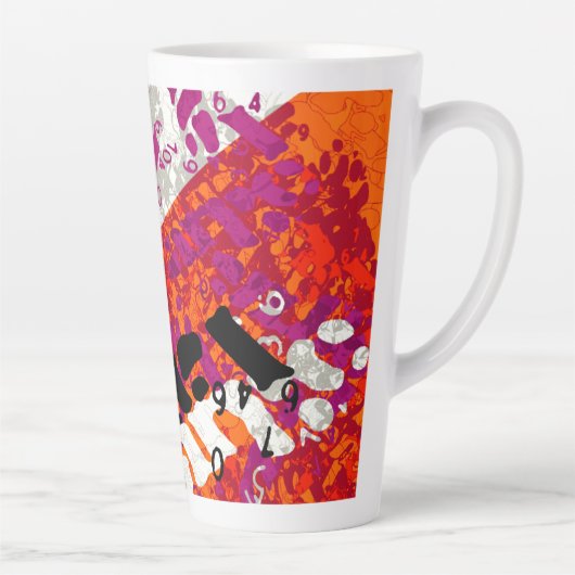 Geranium Lake Properties Properties Asemic Latte Mok (Rechts)