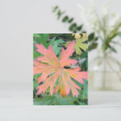 Geranium Leaf Briefkaart (Staand voorkant)