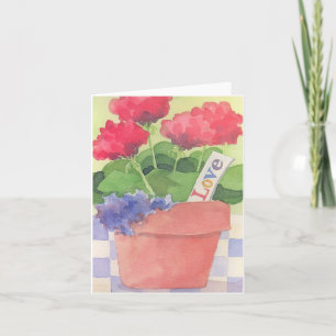 Geranium Love Kaart