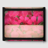 Geranium  Memorial Gastenboek (Achterkant)