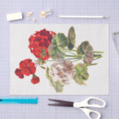 Geranium, ontkoppeling tissuepapier (Craft)