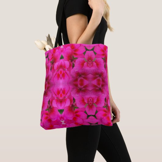 Géranium rose sac fourre-tout (De près)