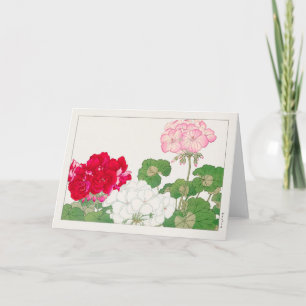 Geranium van Tanigami Konan Kaart