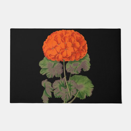  Geranium - vet floraal Deurmat (Voorkant)