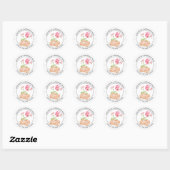 Geranium zeep label (Vel)