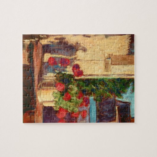 Geraniums Bourgogne Jigsaw Puzzle (Horizontal)