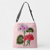 geraniums crossbody tas (Achterkant)