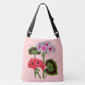 geraniums crossbody tas (Voorkant)