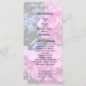 Geraniums en Periwinkle Programma (Voorkant / Achterkant)