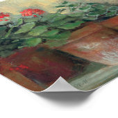 Geraniums in Pots Poster (Hoek)