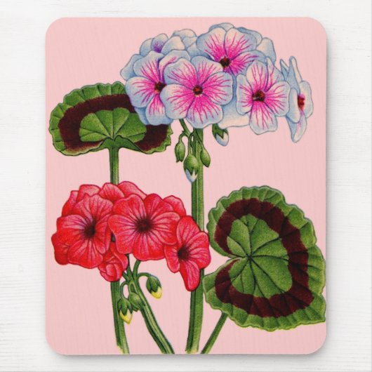 geraniums muismat (Voorkant)