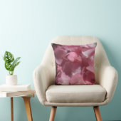 géraniums roses : oreiller rose clair presque uni (Chaise)