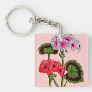 geraniums sleutelhanger