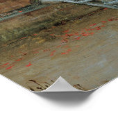 Geraniums van Childe Hassam, impressionisme Poster (Hoek)