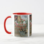 Geraniums van Childe Hassam Mok (Links)