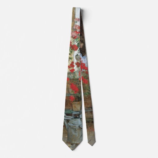 Geraniums van Childe Hassam Stropdas (Voorkant)