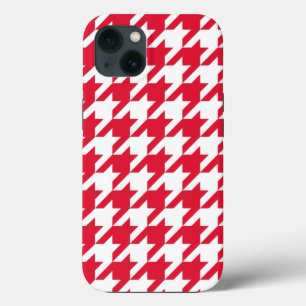 Geranum Elegant Houndstooth iPhone 13 Hoesje