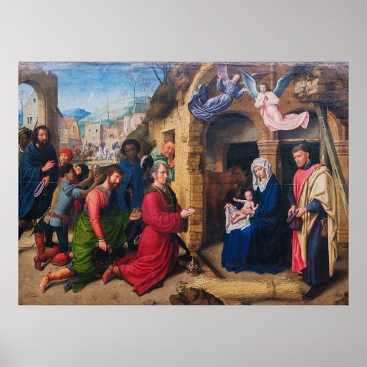 Gerard David - Adoration of the Magi Poster (Voorkant)