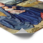 Gerard David - De rest op de vlucht naar Egypte Poster (Hoek)