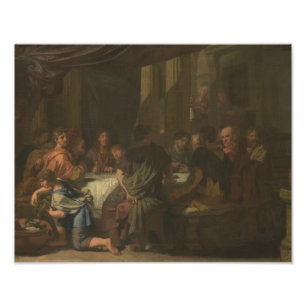 Gerard de Lairesse - De laatste Supper Foto Afdruk