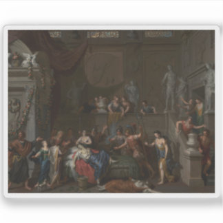 Gerard Hoet - De dood van Cleopatra Sticker