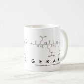 Gérard peptide nom mug (Devant droit)