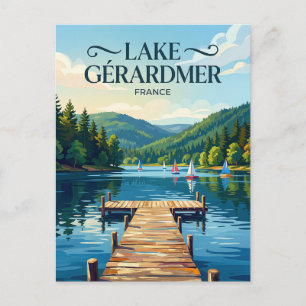 Gérardmer Meer Frankrijk Briefkaart