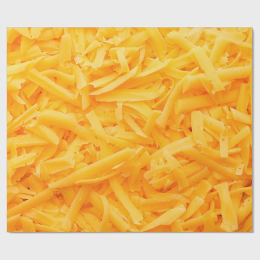 geraspte cheddar-uitzicht bovenaan cadeaupapier (Vlak)