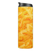 geraspte cheddar-uitzicht bovenaan thermosbeker (Geroteerd rechts)