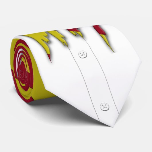 Gerasterd Stropdas (Opgerold)