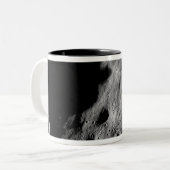 Gerateerde regio's tweekleurige koffiemok (Voorkant links)