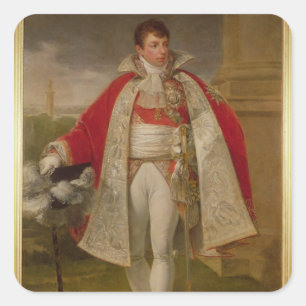 Geraud-Christophe-Michel Duroc Duke van Frioul Vierkante Sticker