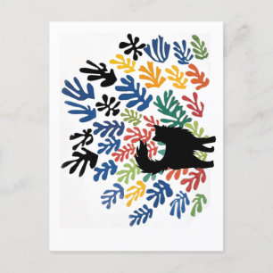 Gerbe door Matisse, Cat Art Parodie, Briefkaart