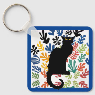 Gerbe door Matisse, Cat Art Parodie, Sleutelhanger