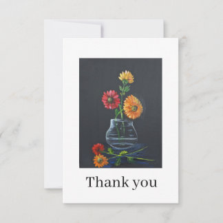 Gerber daisies Thank you card Bedankkaart