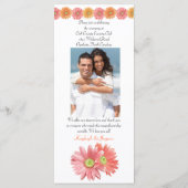Gerber Daisy Ajouter Votre Programme De Mariage Ph (Dos)