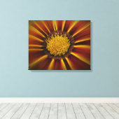 Gerber Daisy en toile noire Vignette (Insitu (Plancher de Bois))