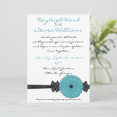 Gerber Daisy Faire-part de mariage (Debout devant)