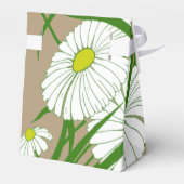 Gerber Daisy Flowers Bruiloft Bedankdoosjes (Achterkant)