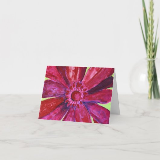 Gerber Daisy Notecard Kaart (Voorkant)