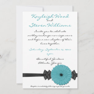 Gerber Daisy Wedding Uitnodiging