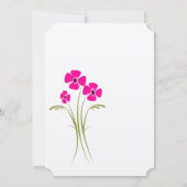 Gerber de la chaux de framboise Invitations de mar (Dos)