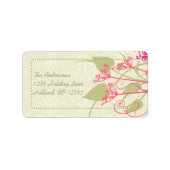 Gerber Olive Swirl Whimsical Return Address Labels (Voorkant)