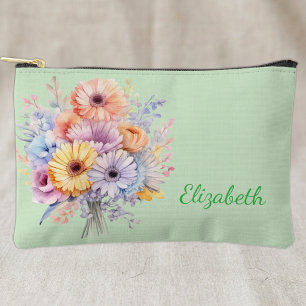 Gerbera bloemen voegen naam groen toe etui