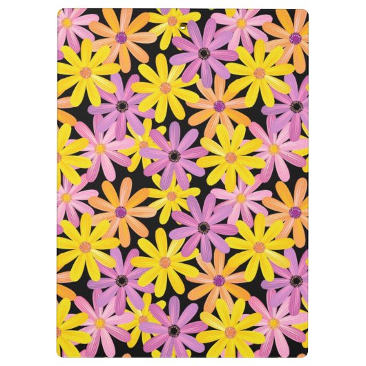 Gerbera-bloesem, achtergrond klembord (Achterkant)