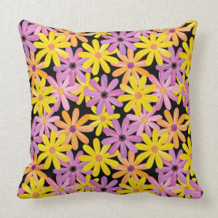 Gerbera-bloesem, achtergrond kussen