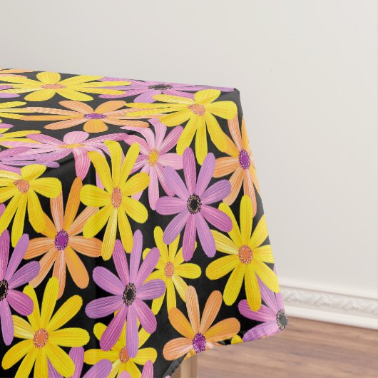 Gerbera-bloesem, achtergrond tafelkleed (Voorbeeld)